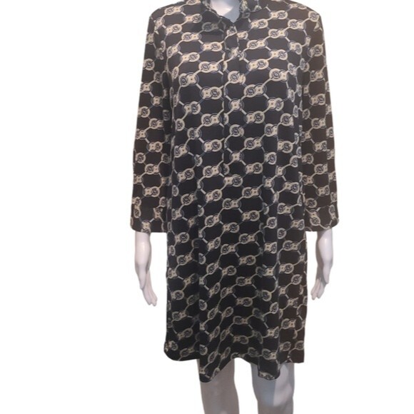 J. Mclaughlin Geometric Print Shift Dress - Picture 2 of 7